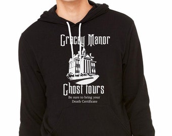 Disney Halloween Hoodie  Gracey Manor Ghost Tour Disney Haunted Mansion Hoodie Disneyland Hoodie Disney World hoodieMagic Kingdom Hoodie