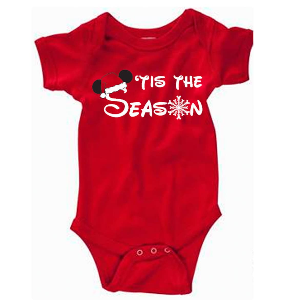 Baby Disney Shirt Disney Christmas Shirt 'tis the Season Etsy