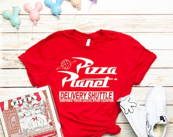 Disney Shirts Mens Crew Pizza Planet Shirt Toy Story Shirt Pixar Shirt Disneyland Shirt Disney World Shirt