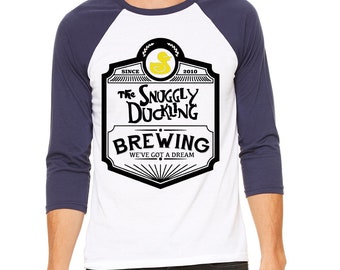 Disney Baseball Tee Raglan Tee Snuggly Duckling Shirt Disneyland Shirt Disney World Shirt Magic Kingdom Tee Mens Tangled Tee Rapunzel Flynn