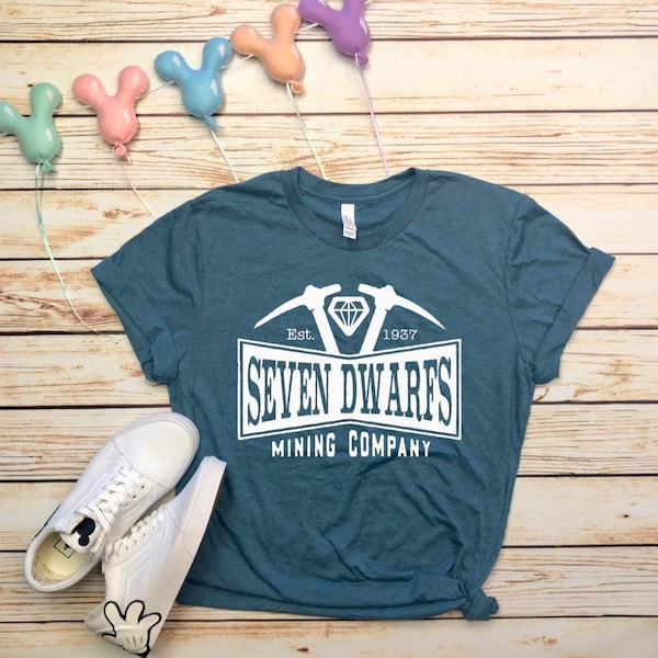 Disney Shirts Seven Dwarfs Mining Company Shirt Snow White Shirt Disneyland Shirt Disney World Shirt Snow White and the Seven Dwarfs Shirt
