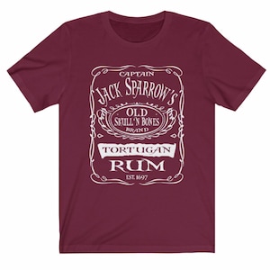 Disney Shirts Mens Captain Jack Sparrows Tortuga Rum Pirates of the Caribbean shirt Disneyland Shirt Disney World Shirt Disney Cruise Shirt image 3