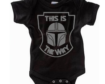 Esta es la camisa Way Baby Mando camisa bebé camisa alienígena camisa Disneyland camisa camisa Disney World camisa Magic Kingdom Shirt