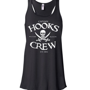 Disney Tank Captain Hooks Crew Shirt Peter Pan Shirt Captain Hook Shirt Pirate Shirt Disneyland Shirt Disney World Shirt Disney Cruise Shirt