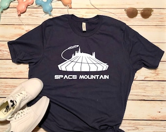 Disney Shirts Space Mountain Ride Shirt  Disneyland Shirt Disney World Shirt