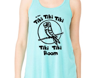 Disney Tank Tiki Room Tank Tiki parrot Tank Disneyland Shirt Disney World Shirt Magic Kingdom Shirt Disney Cruise shirt