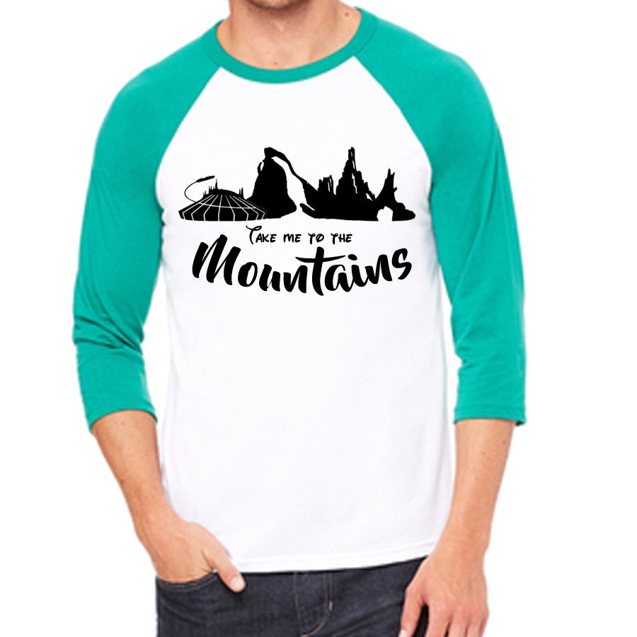Disney Baseball Tee Raglan Tee Take me to the Mountains Etsy