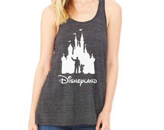 Disney Tank Walt & Mickey Partners Castle Shirt Disneyland Shirt Disney World Shirt Magic Kingdom Tank