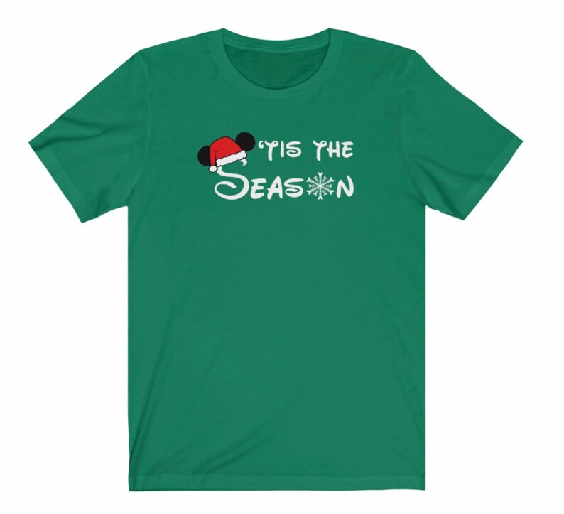 Disney Shirt Disney Christmas Shirt Disneyland Shirt Disney World Shirt Magic Kingdom Shirt Tis the Season Mickey Christmas Shirt Kelly