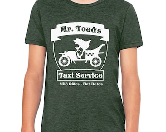 Disney Youth Tee Mr Toad's Wild Ride Shirt Disney Kids Shirt  Disneyland Shirt Disney World Shirt Magic Kingdom Shirt