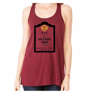 Disney Tank RIP Hollywood Tower of Terror Tank Hollywood Tower Hotel Tank  Disneyland Shirt HTH shirt