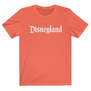 Disney Shirts Mens Disneyland Shirt Disneyland Shirt Disney World Shirt Disney Shirt Coral