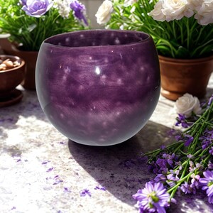 Handmade Ceramic Planter: Colorful Patio & Home Decor, Plant Lover Gift, Houseplant, Herb, African Violet, Flowerpot, Multi Color Royal Fantasy