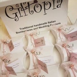 Christening favours, baptism favours, holy communion favours, confirmation favours, table decoration, guest gift, holy communion