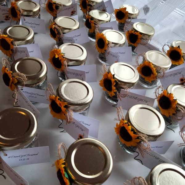 Wedding Favours, Wedding Favors, Sunflower Seeds, Party Favours, Unique Favours, Table Decorations, Guest Gift, Favors