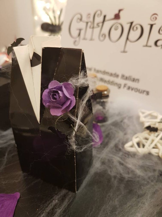 Wedding Favour Gothic Wedding Favours Halloween Favours Tux Etsy
