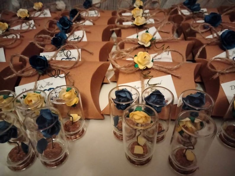 Beauty and the Beast inspired Unique Personalised Wedding Favours: Customized Gifts for Guests image 8