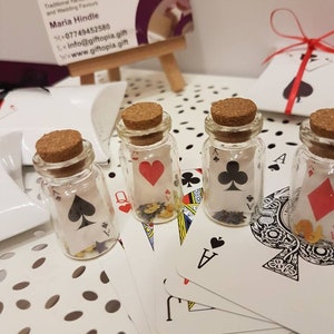 Poker Night in Wonderland - Custom Alice Inspired Poker Favors and Decorations