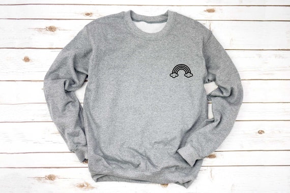 cute gray sweatshirt