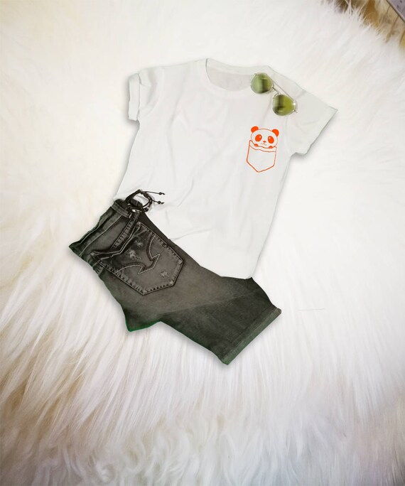 Panda chemise ours poche Tee Shirts de poche ours pour les adolescents mignon Animal T Shirt Panda T Shirt ours amoureux cadeau vêtements f4c66b Panda chemise ours poche Tee Shirts de poche ours pour les adolescents mignon Animal T Shirt Panda T Shirt ours amoureux cadeau vêtements f4c66b