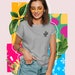 Cactus TShirt Plant Shirt Pocket Tee Shirt Tumblr Tops Printed Funny Graphic Tee Womens Mens Unisex Teen Girl Cute Gifts Instagram Fashion 