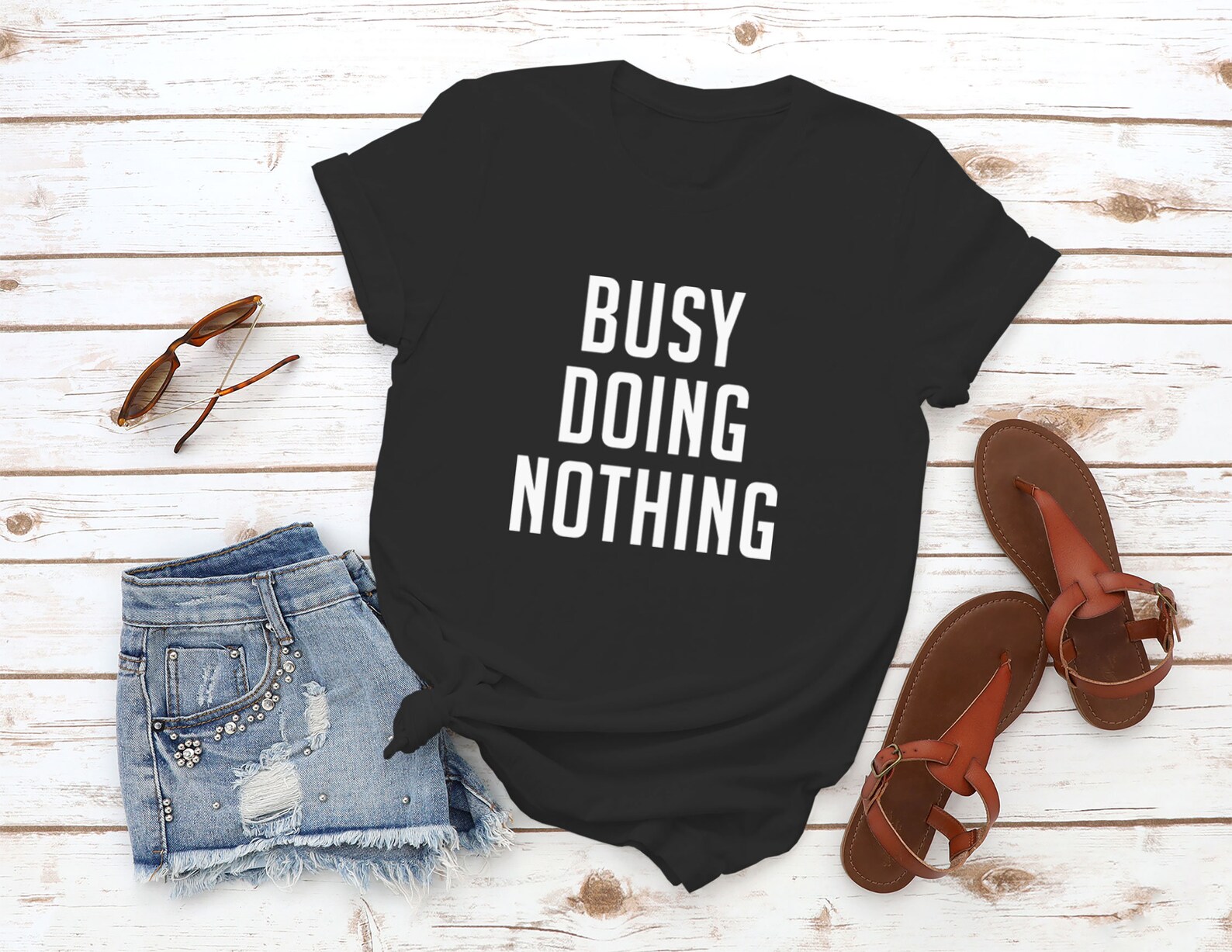 Busy doing nothing T Shirt Funny Shirts with sayings Slogan Etsy