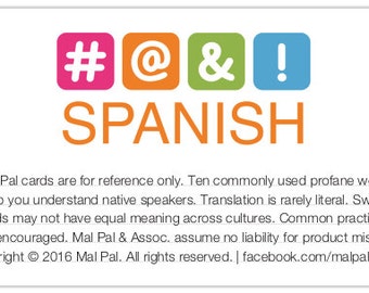 Mal Pal - Spanish card (digital file only)