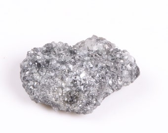 9.68 Ct / Diamante natural en bruto / Diamante gris suelto / Diamante gris en bruto / Diamante en bruto / Diamante suelto en bruto gris / Para anillo / D23