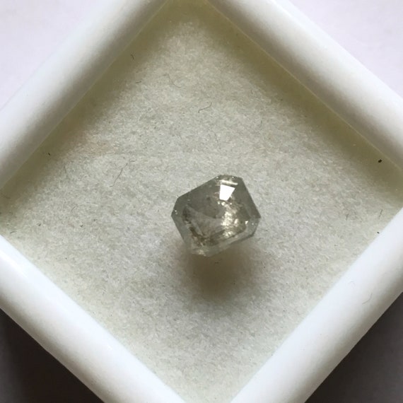 5.45 MM x 3.34 MM Round Shape Natural Loose Diamond SJ34114 0.67 Ct Natural Diamond Round Brilliant Cut Black Gray Salt and Pepper