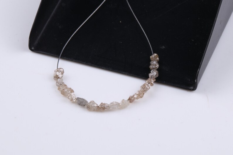 Raw Diamonds For Jewelry Use Natural Uncut Loose Diamond 1 Carat Tiny 3mm To 4mm Raw Diamond Rough Brown Diamond Oval Tumbles Beads