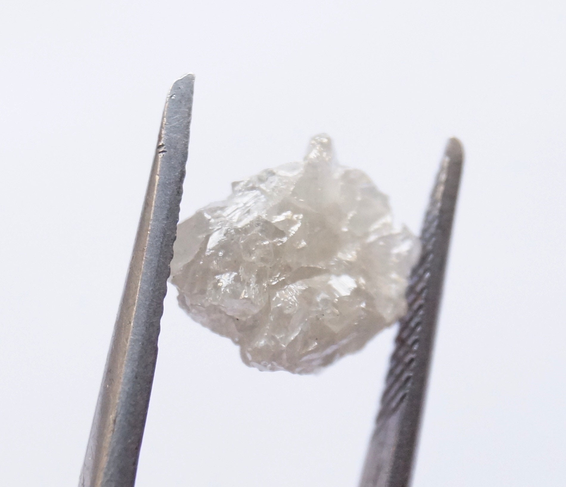 2.88 Ct, 9.48x8.17x4.83mm, Natural Loose Diamond, Rough Snow