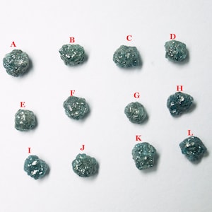 Blue Diamond, Blue Raw Diamond Crystal, Natural Raw Diamond, Raw Diamond, Rough Diamond, Uncut Diamond, Loose Blue Diamond,