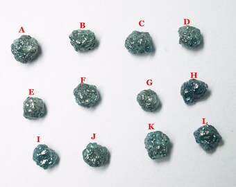 Blue Diamond, Blue Raw Diamond Crystal, Natural Raw Diamond, Raw Diamond, Rough Diamond, Uncut Diamond, Loose Blue Diamond,