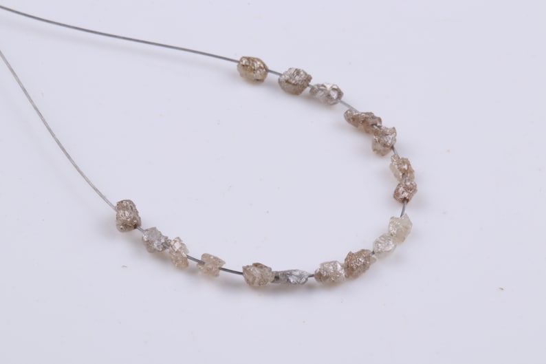 Raw Diamonds For Jewelry Use Natural Uncut Loose Diamond 1 Carat Tiny 3mm To 4mm Raw Diamond Rough Brown Diamond Oval Tumbles Beads