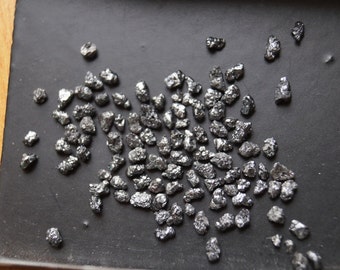 ON SALE 50% Black Diamond Chips, Uncut Diamond, Rough Diamond, Raw Diamond Chips, Raw Uncut Diamond, 2mm To 3mm, 2 Carat