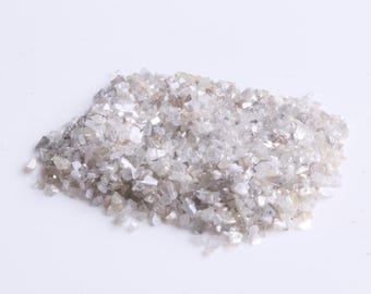 5 CTW/10 CTW/50 CTW Natural Snow White Diamond Dust Fine Quality Tiny Uncut Rough Raw Diamond, Conflict Free Diamond, Painting