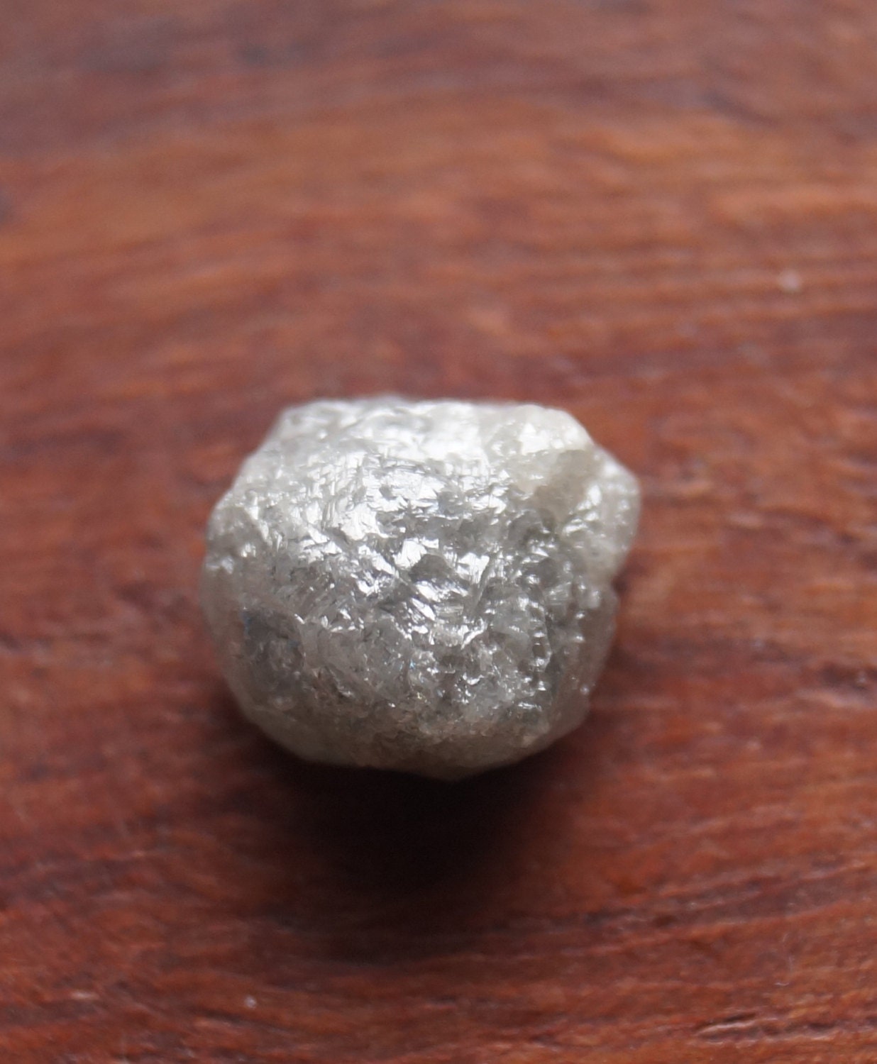 3.43 Cts 8.77 X 7.71 Mm Silver Gray Raw Diamond White Rough - Etsy