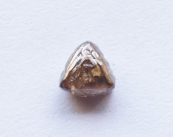 1.22Cts  5.84x6.03x3.32MM, Natural Loose Diamond, Rough Brown Color I3 Clarity Rough Diamond Raw Diamond Uncut Diamond, N81