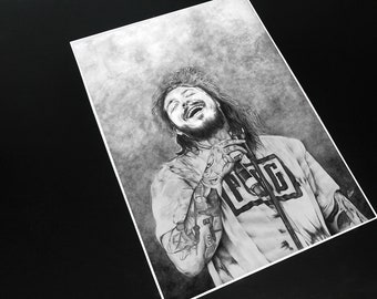Download Free Post Malone Drawing Etsy SVG Cut Files