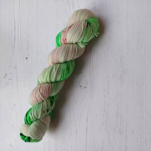 Hand Dyed Sock Yarn // OOAK //100g Strawberry Fields Yarns