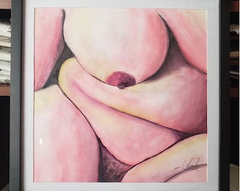 Squish - Watercolor Painting Giclee Art Print