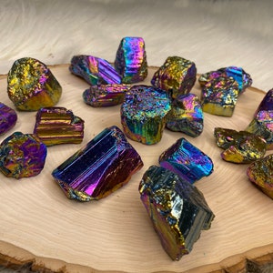 Tourmaline, Aura Tourmaline, Aura Crystal, Rainbow Angel Aura Black Tourmaline, Raw Natural Crystal Mineral Specimen, Terminated Tourmaline