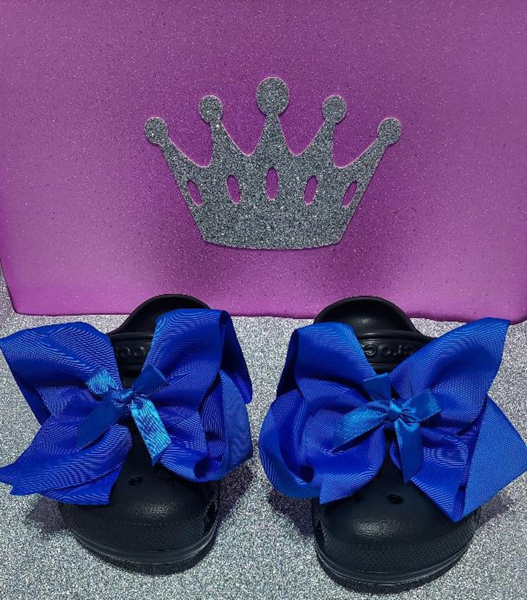 SHOE CLIPS BIG Bow Charms Luxury Croc Clogs Charm Shoe Etsy