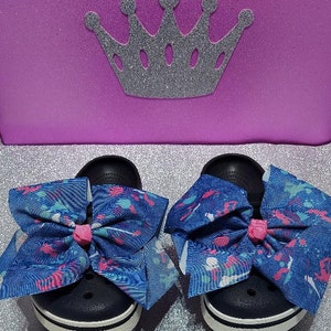 SHOE CLIPS - BIG Bow Charms - Luxury Croc Clogs Charm – Shoe Accessory – Croc Bows -Girl Crocs - Gift For Girls –Croc Accessory -Custom Croc