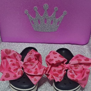SHOE CLIPS - BIG Bow Charms - Luxury Croc Clogs Charm – Shoe Accessory – Croc Bows -Girl Crocs - Gift For Girls –Croc Accessory -Custom Croc