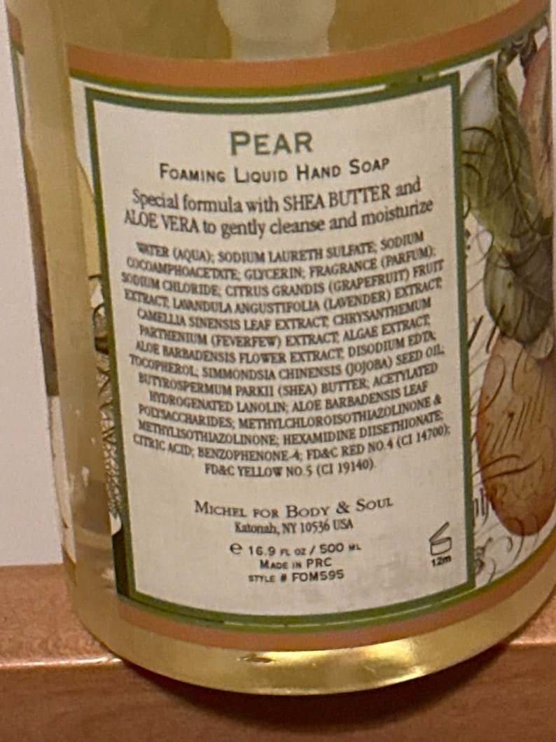 MICHEL PEAR Foaming Hand Soap 1 16.9 fl.oz image 2