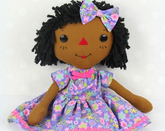 feel better doll black rag doll
