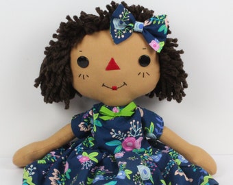 feel better doll black rag doll