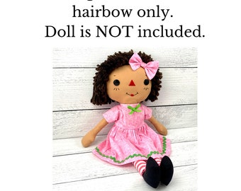 Cinnamon Annie Pink and Green Swirl Dress and Hair Bow