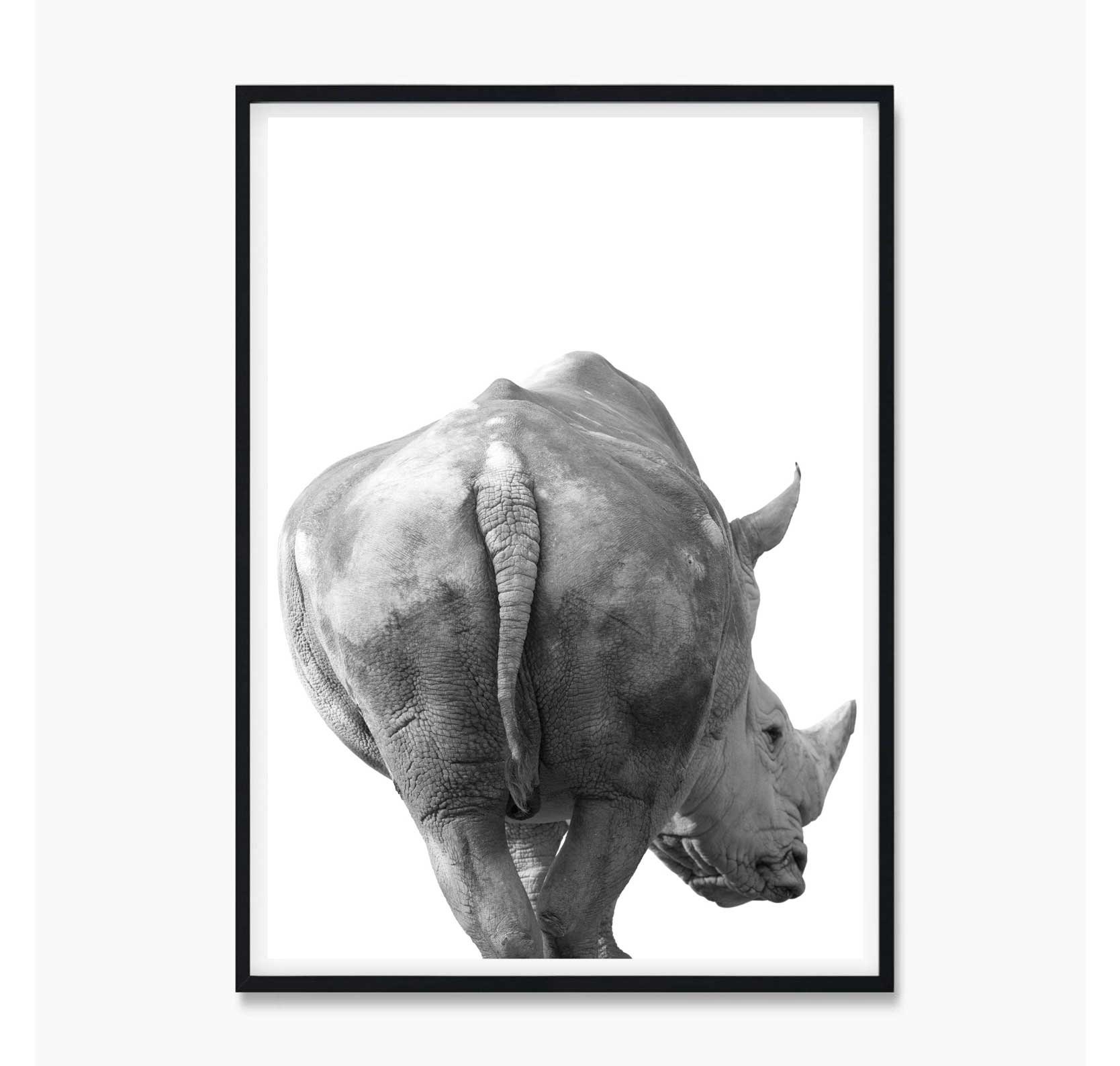 Rhino Butt Print, Rhino Bum Poster, Rhino Poster, Rhinoceros Wall Art,  Safari Prints, Safari Posters, Animal Wall Art, Kids Art Nursery - Etsy